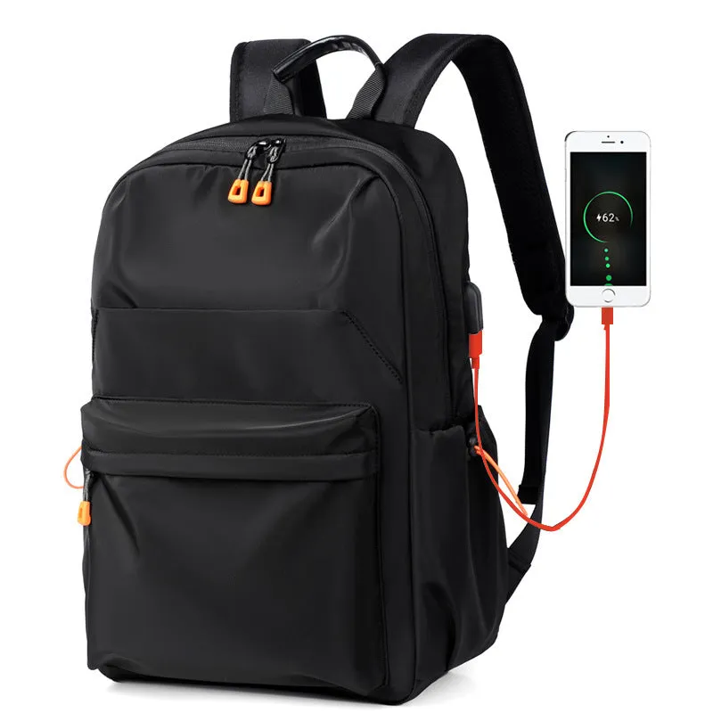 Spring Stylish Lightweight Black Computer Large Bags