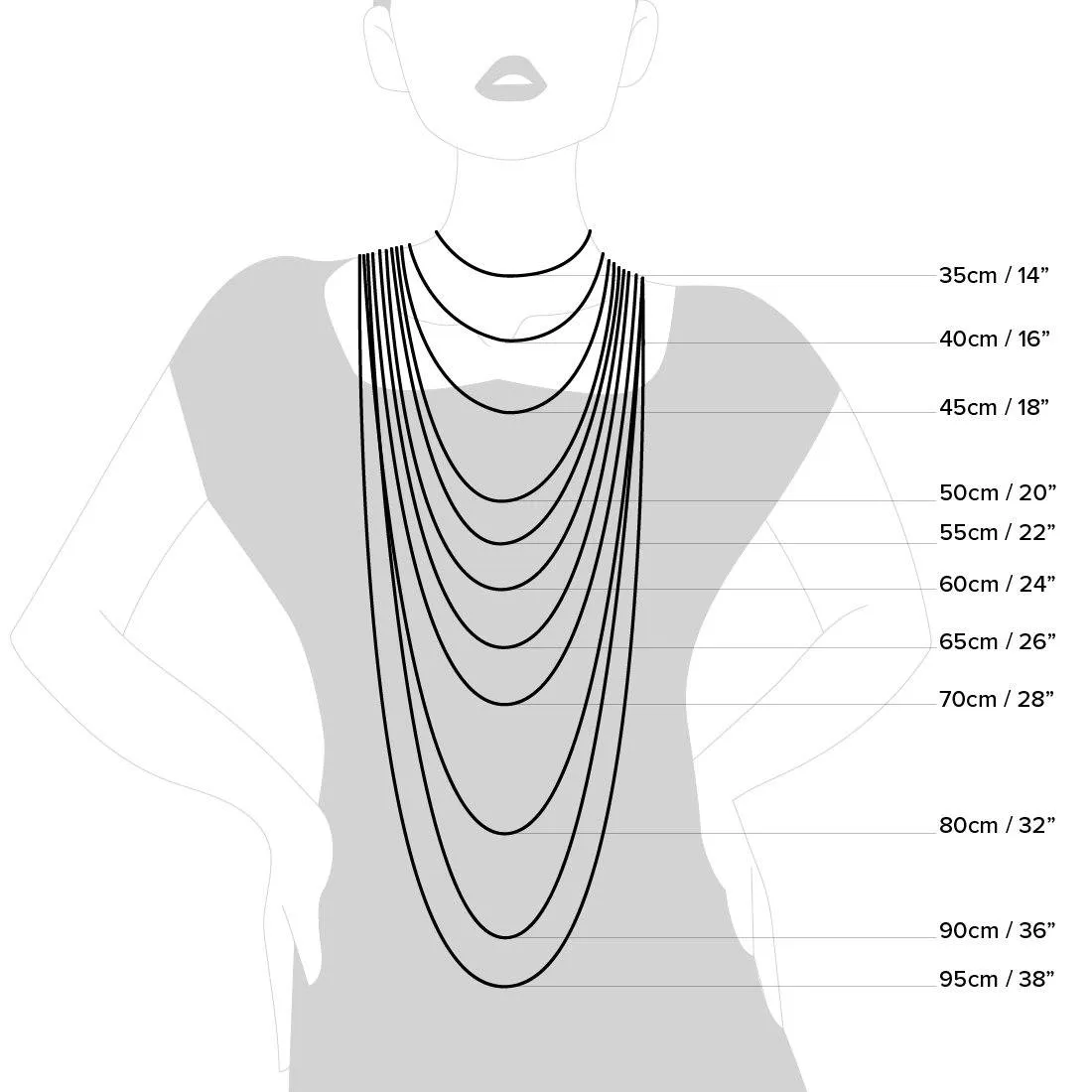 Sterling Silver 45cm Curb Chain Necklace