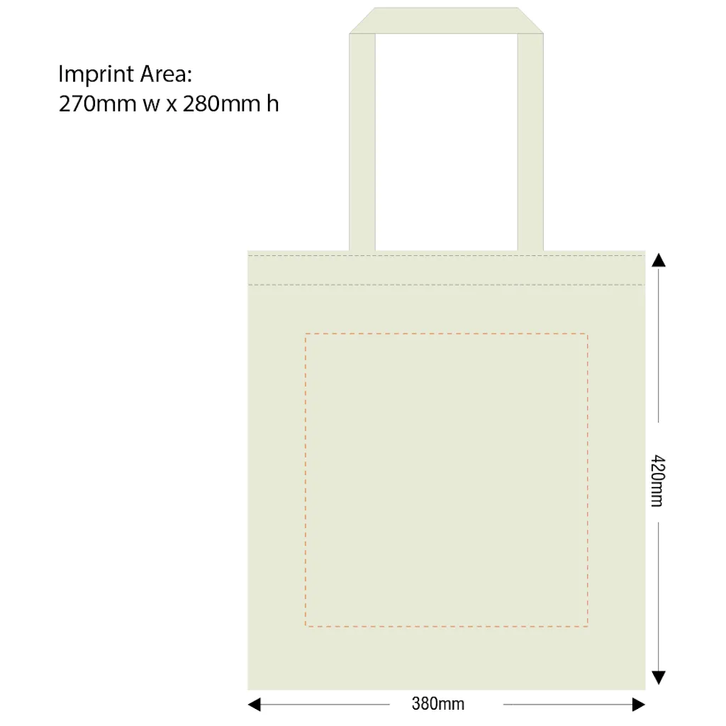 Stock Standard Calico Bag(SCB-07D)