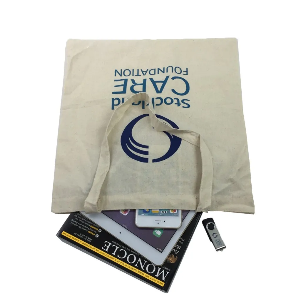 Stock Standard Calico Bag(SCB-07D)