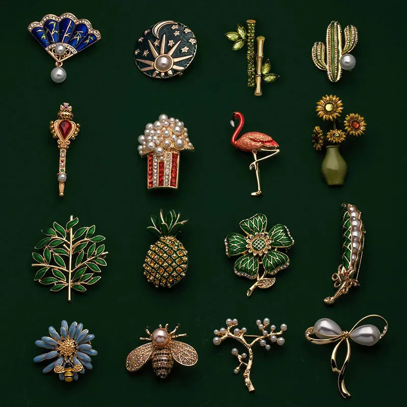 Stylish Brooch Badges
