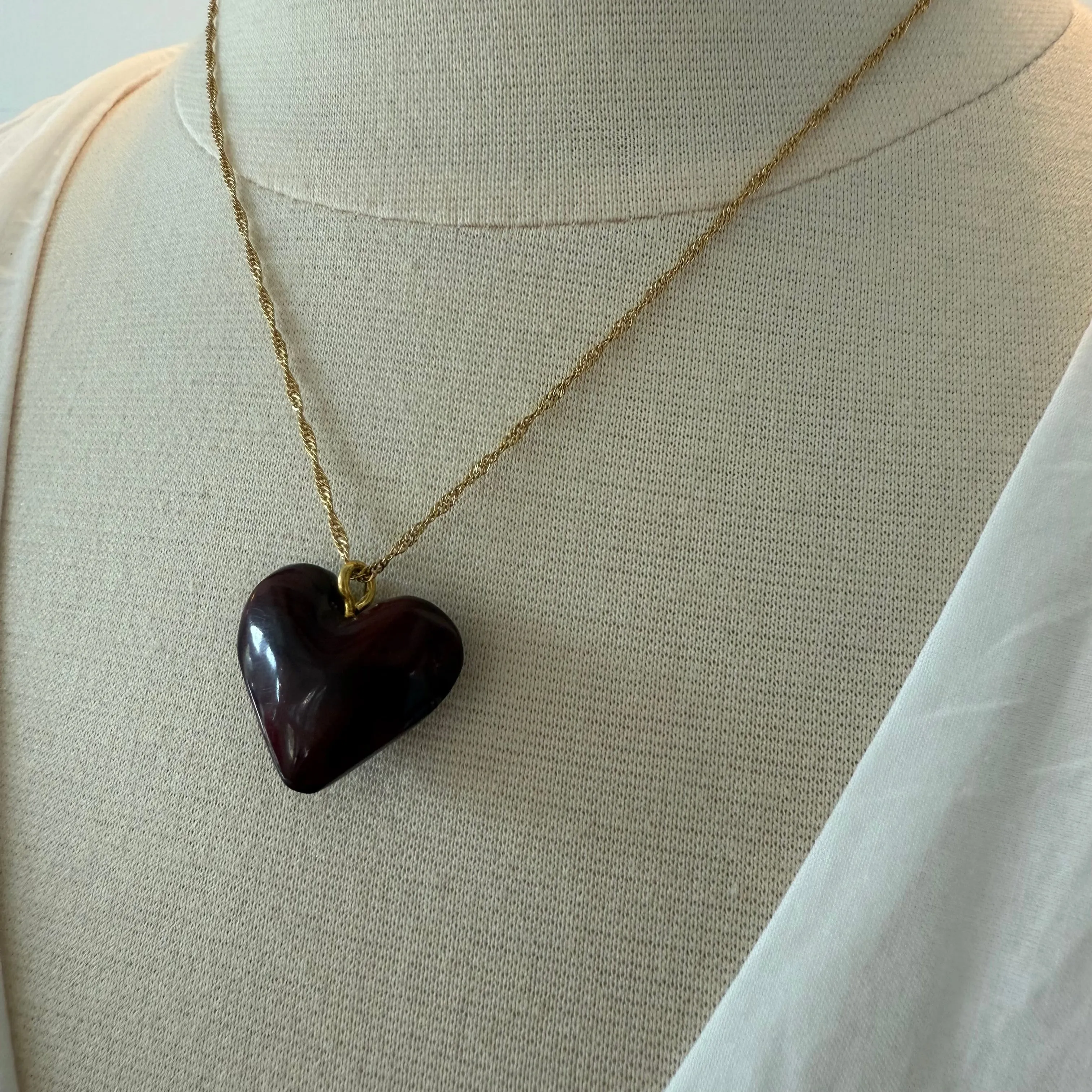 Tagua Heart Necklace