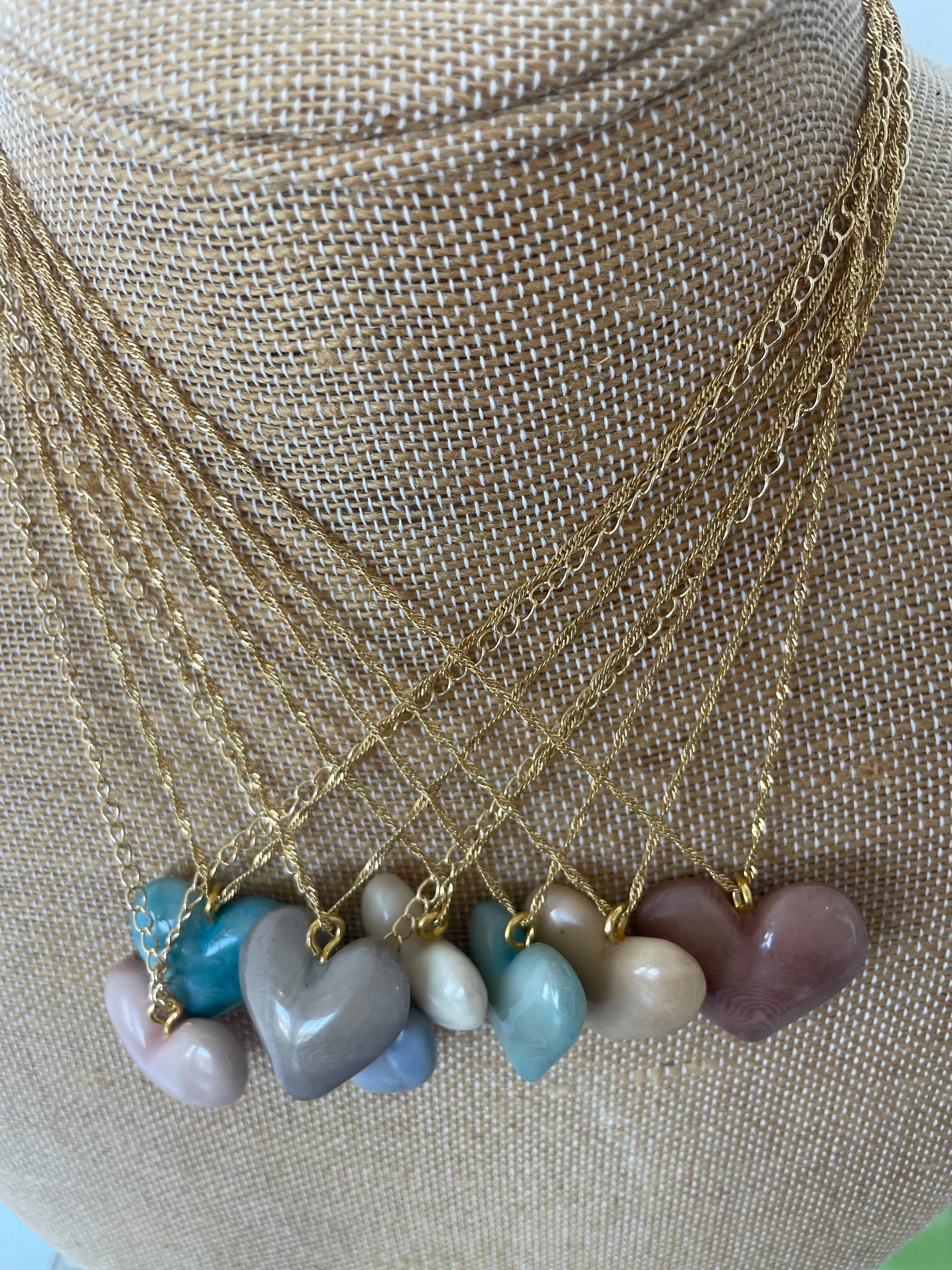 Tagua Heart Necklace