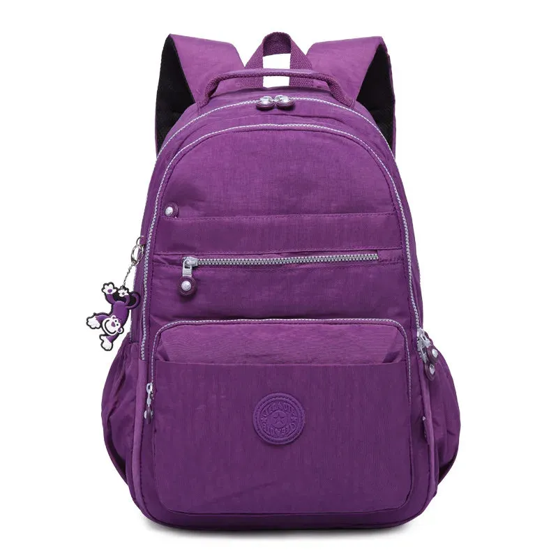 TEGAOTE Brand Laptop Backpack Women Travel Bags 2024 Multifunction Rucksack Waterproof Nylon School Backpacks For Teenagers Girl