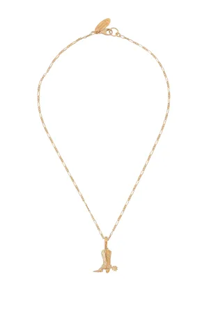 The Cowgirl Cutie Necklace in Gold