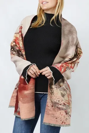 The Mane Attraction Scarf, Red