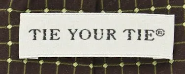 Tie Your Tie Brown Tie