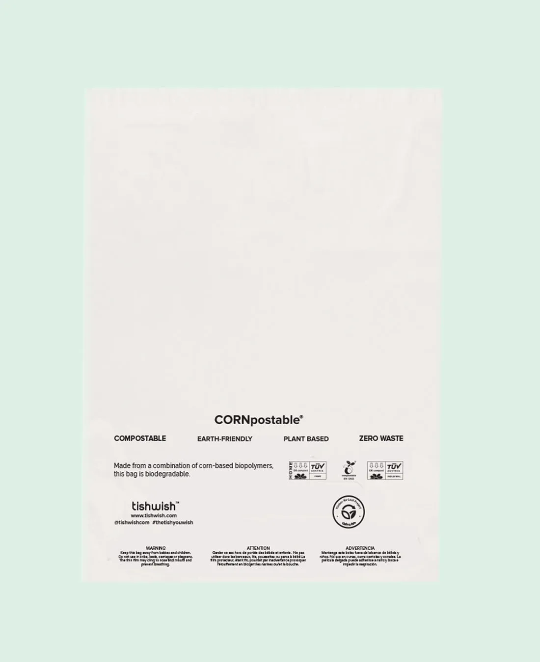Tishwish Compostable Garment Bags