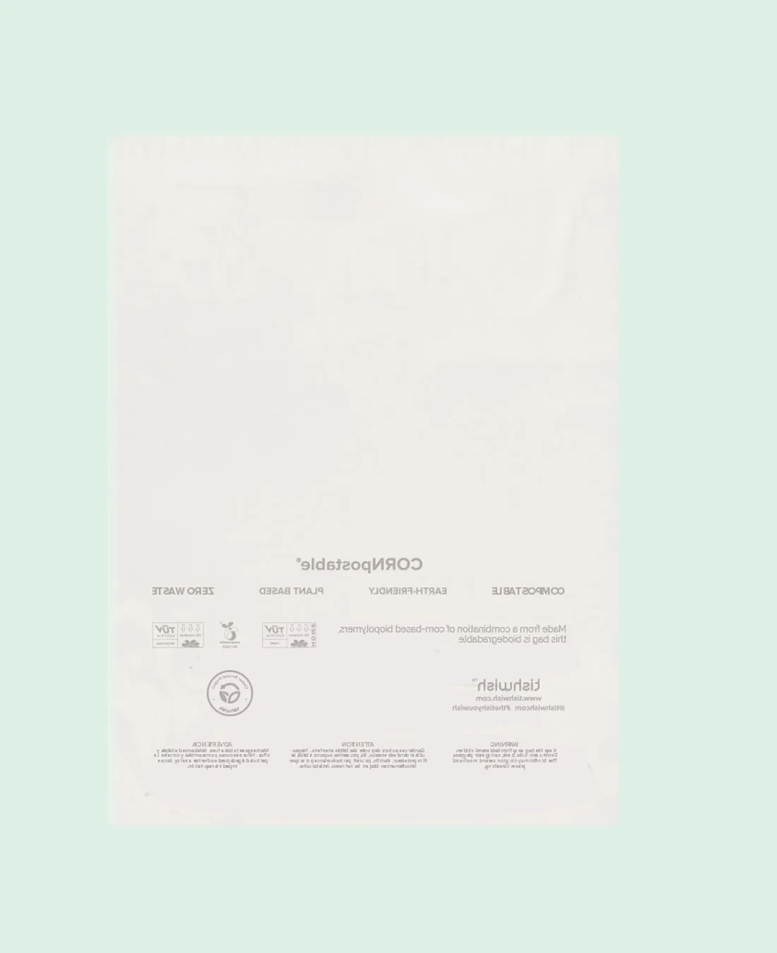 Tishwish Compostable Garment Bags