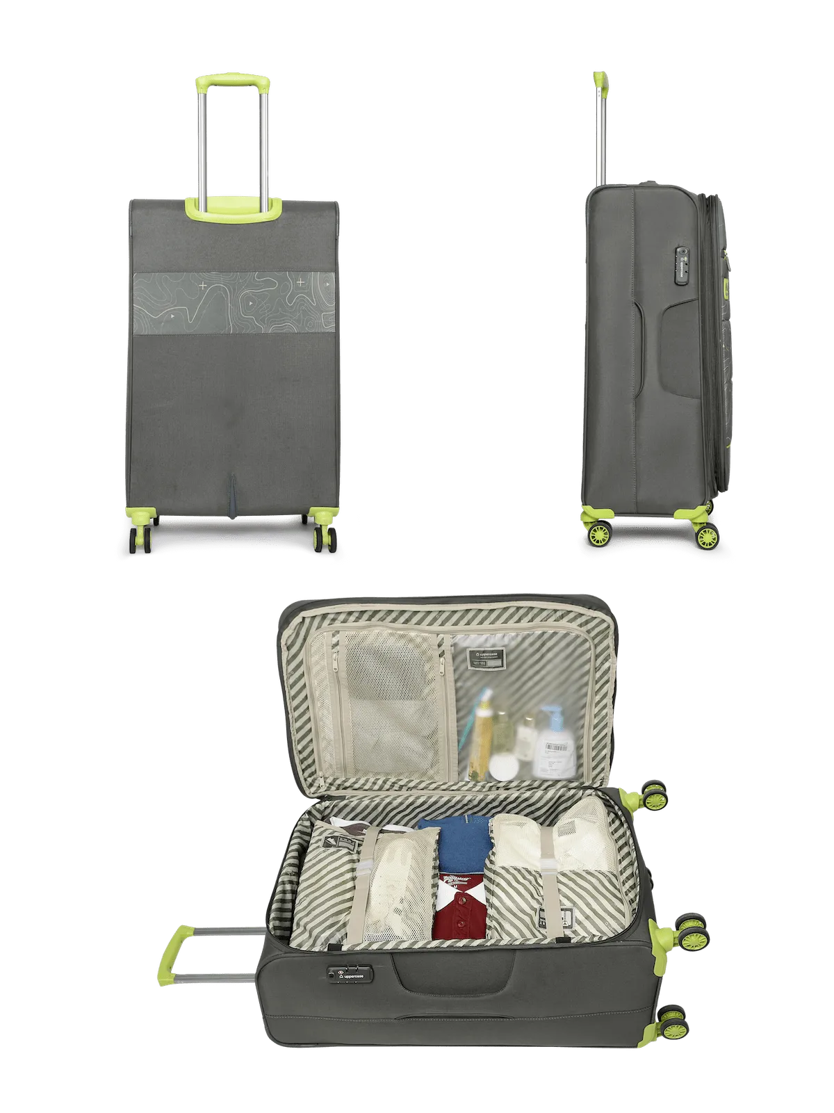Topo Green Set of 2 (M L) Soft Trolley