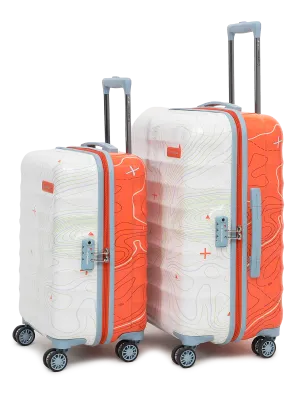 Topo Orange and White Set of 2 (S M) Trolley