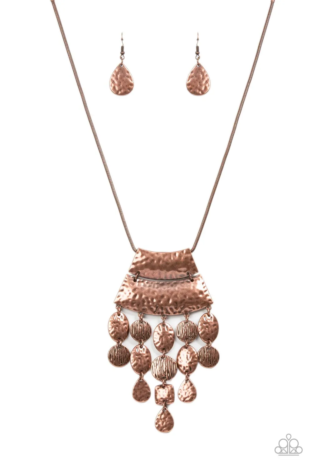 Totem Trek - Copper Necklace - Paparazzi Accessories
