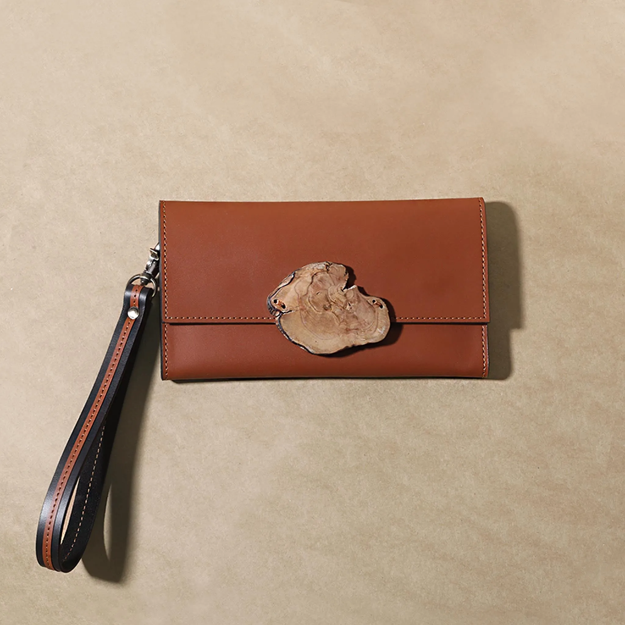 Trifold Wallet - Tan
