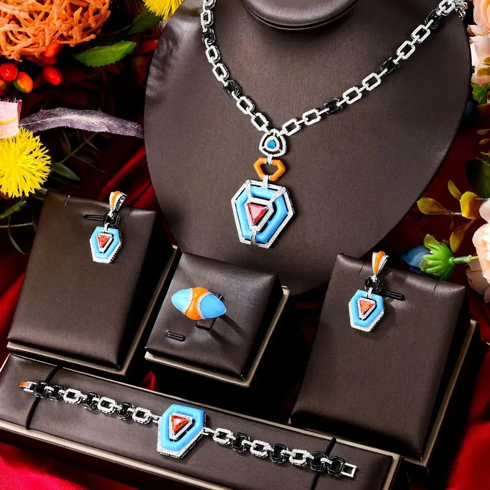 Turquoise Bridal Jewelry Set