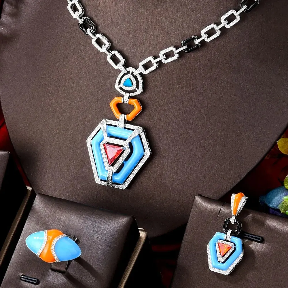 Turquoise Bridal Jewelry Set