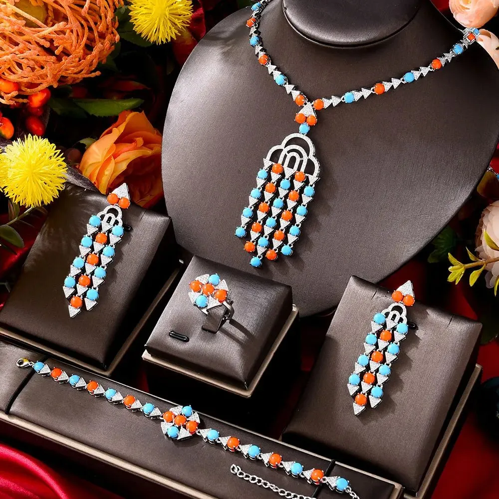 Turquoise Bridal Jewelry Set