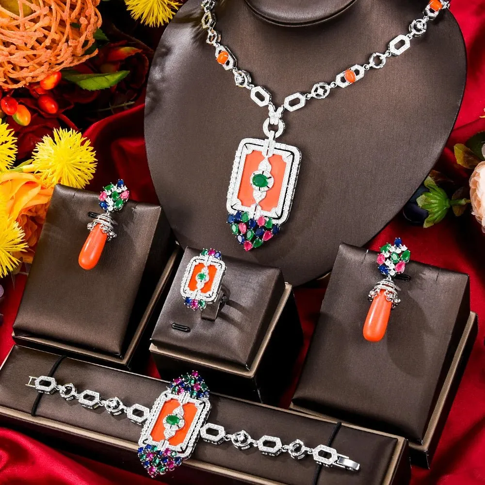 Turquoise Bridal Jewelry Set