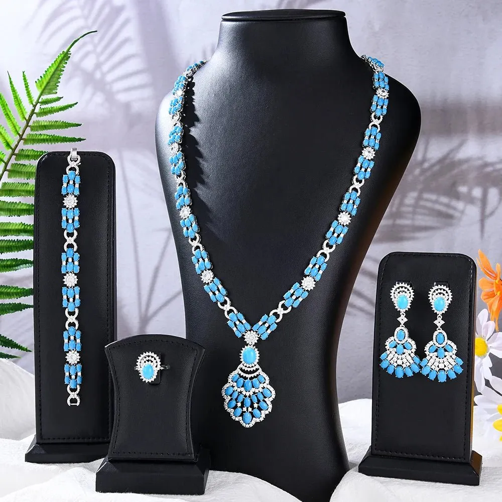 Turquoise Bridal Jewelry Set
