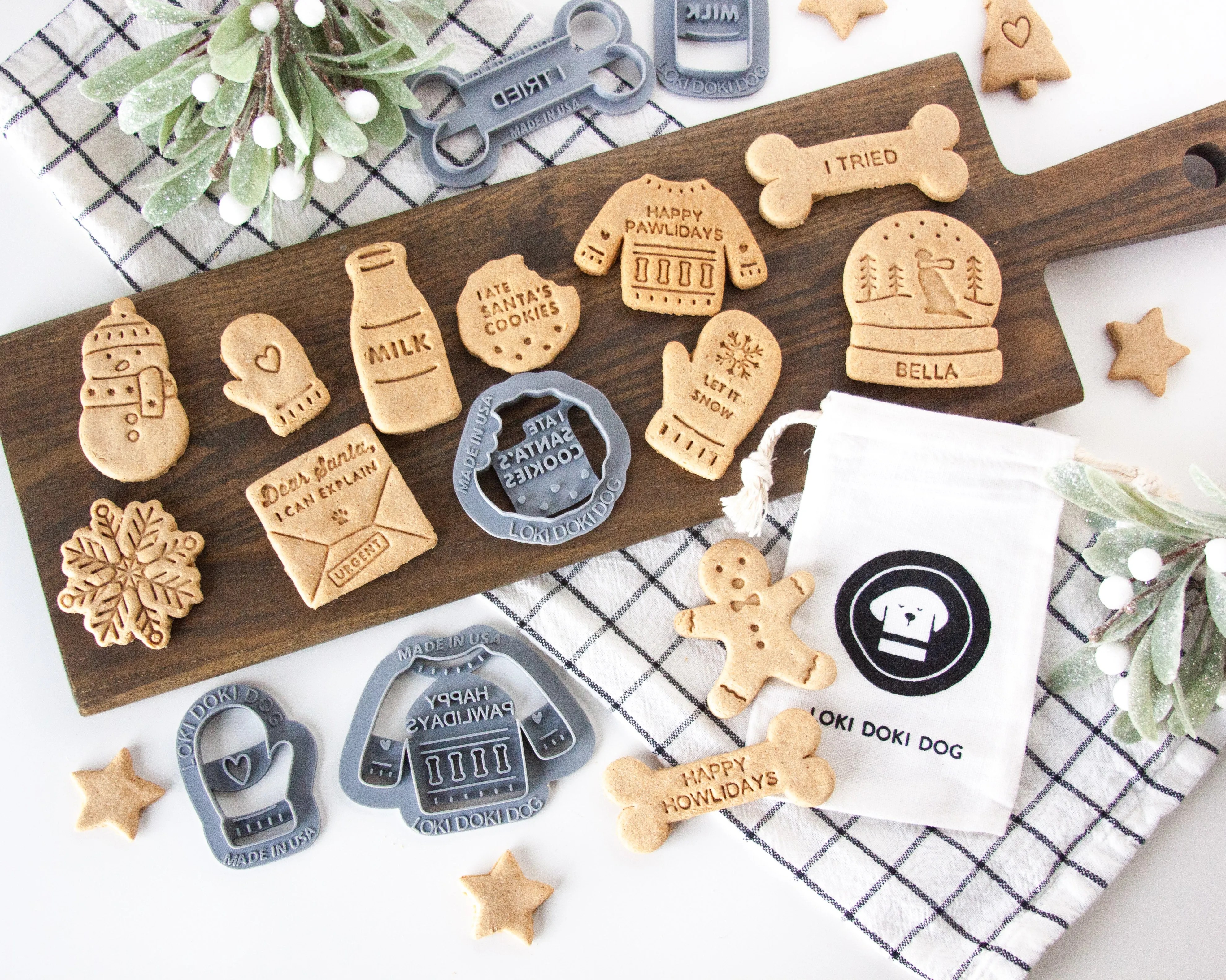 Ugly Christmas Sweater Dog Biscuit Cookie Cutter