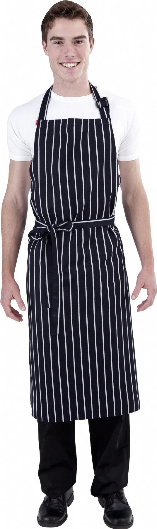 UK FULL Length Chefs Bib Apron (Adjustable Neck)
