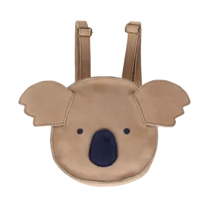Unisex Brown Koala Backpack