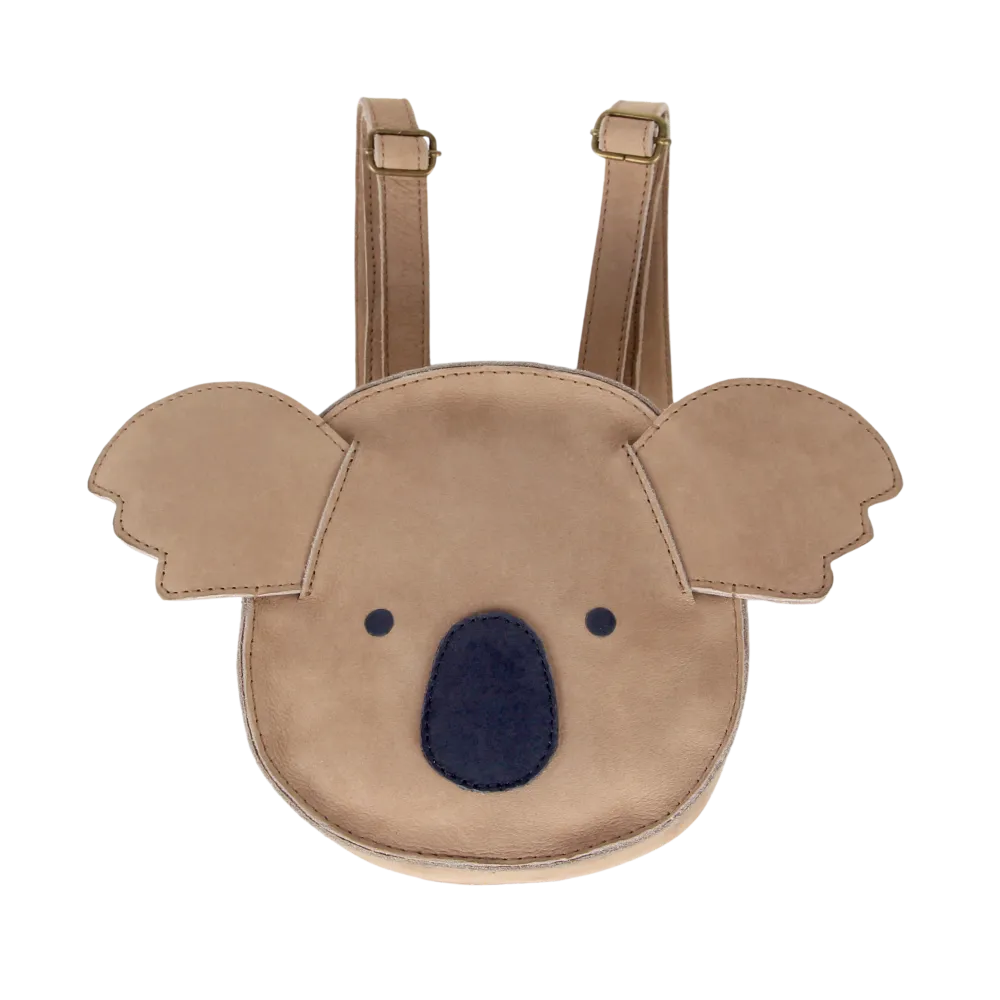 Unisex Brown Koala Backpack