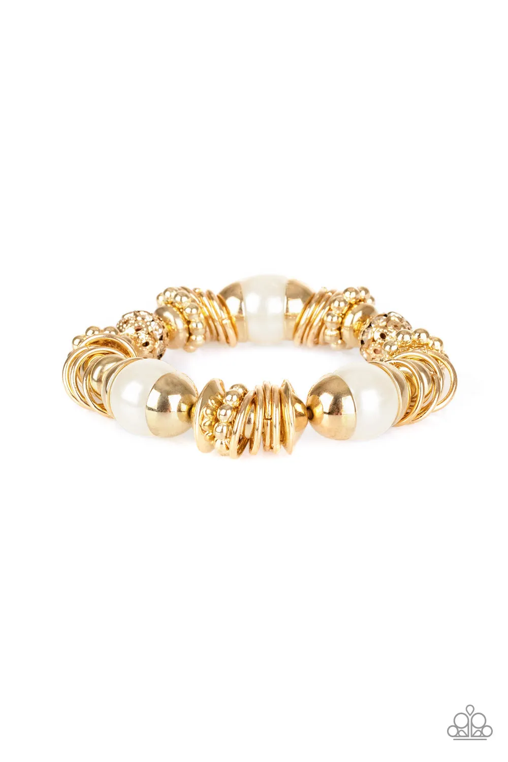 Uptown Tease - Gold - Paparazzi Accessories