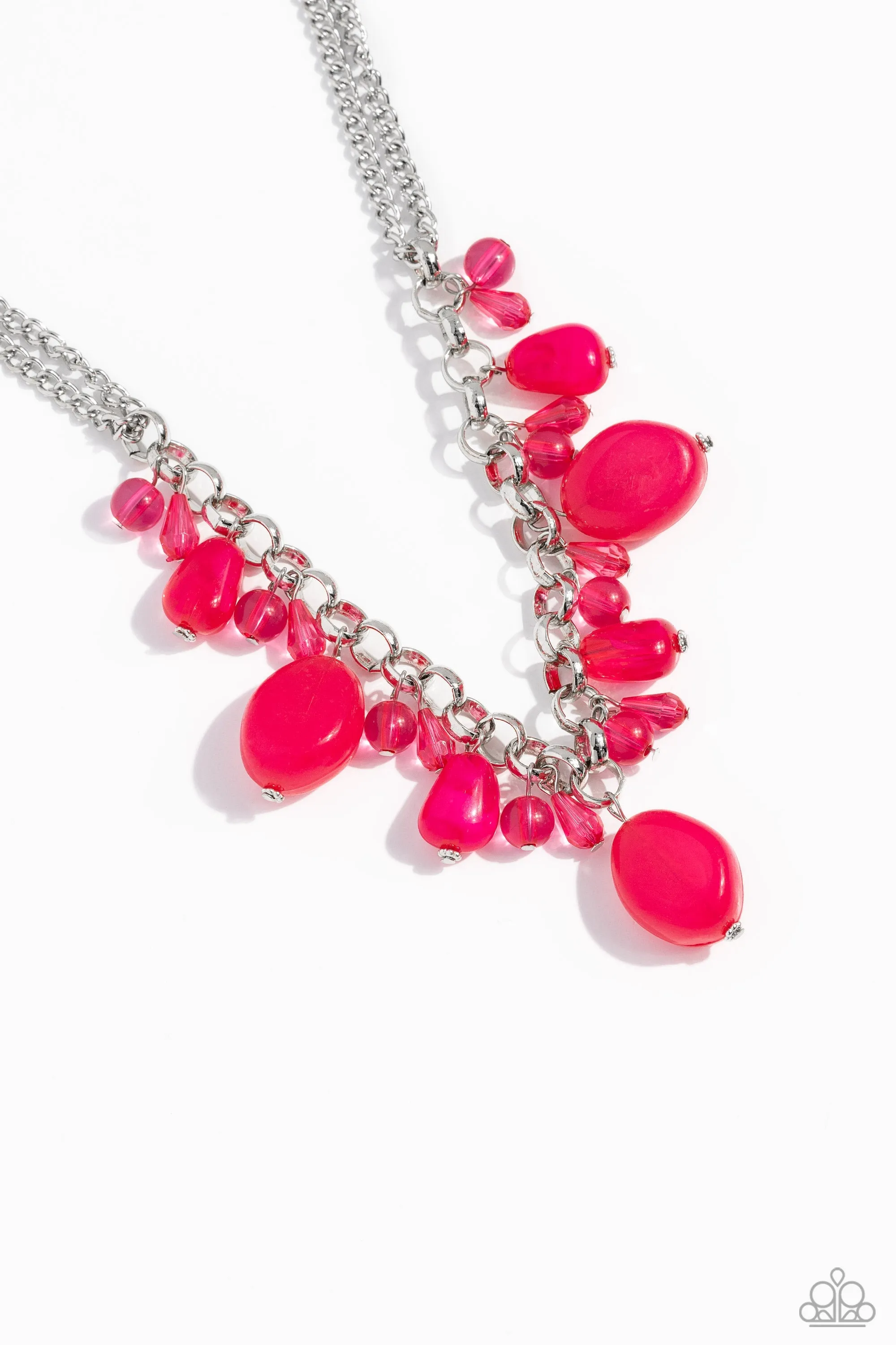 Venetian Vacation - Pink Necklace - Paparazzi Accessories