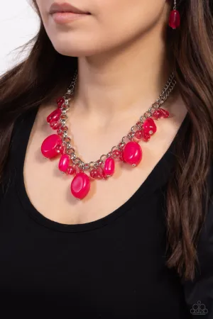 Venetian Vacation - Pink Necklace - Paparazzi Accessories
