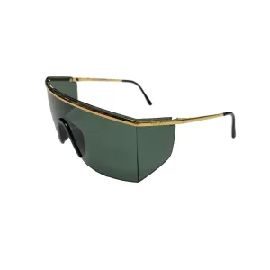 Versace Black Oversized Sunglasses