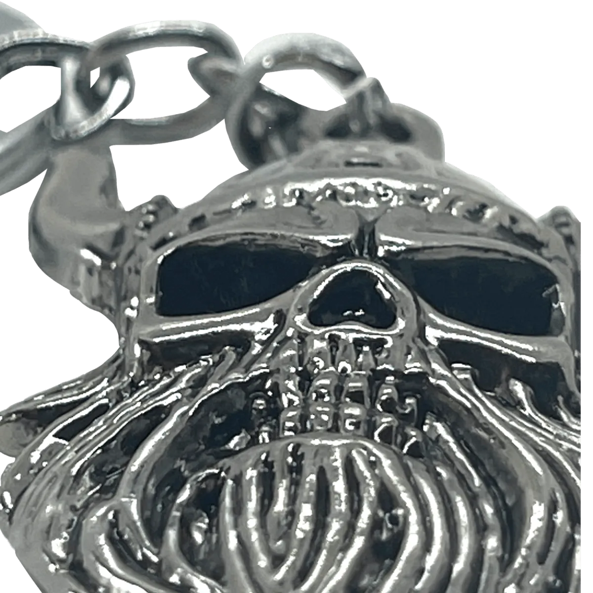 Viking Skull Keyring