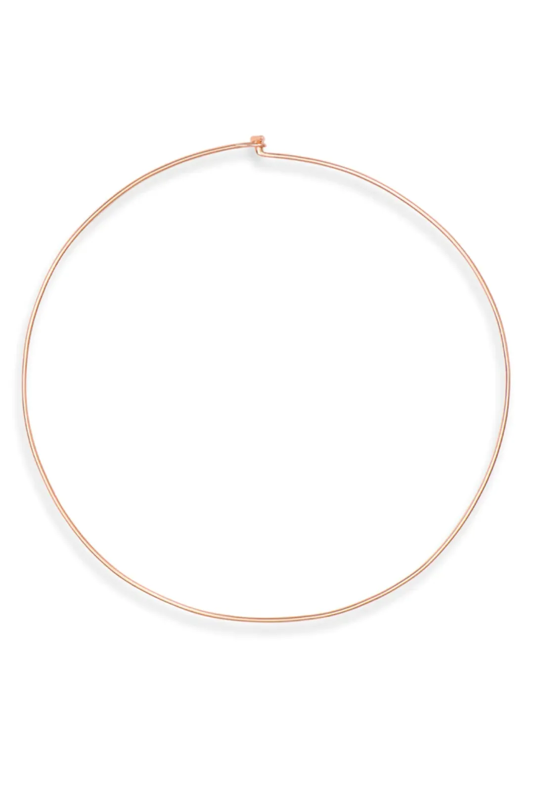 Wave Gold Wire Necklace | 15in