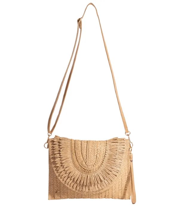 Weave Envelope Clutch Bag