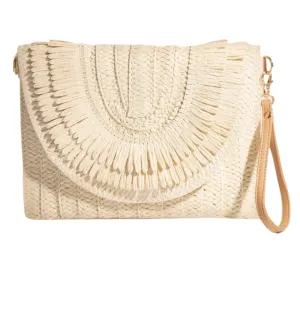 Weave Envelope Clutch Bag