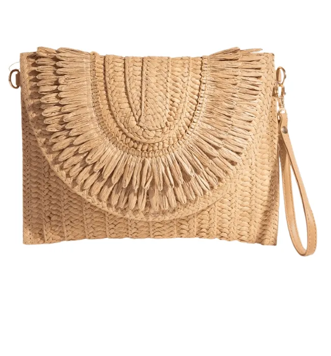Weave Envelope Clutch Bag