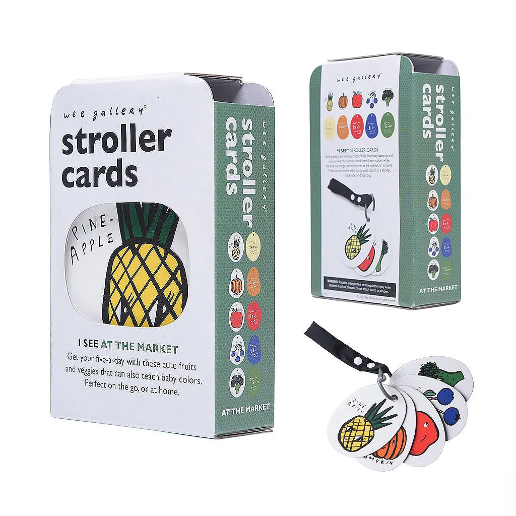 Wee Gallery Stroller Cards - I See In the Market