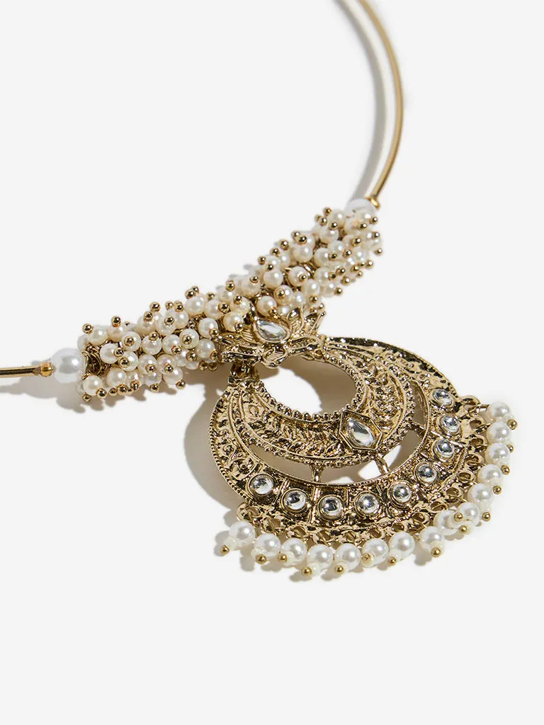 Westside Accessories Gold Pearlescent Choker