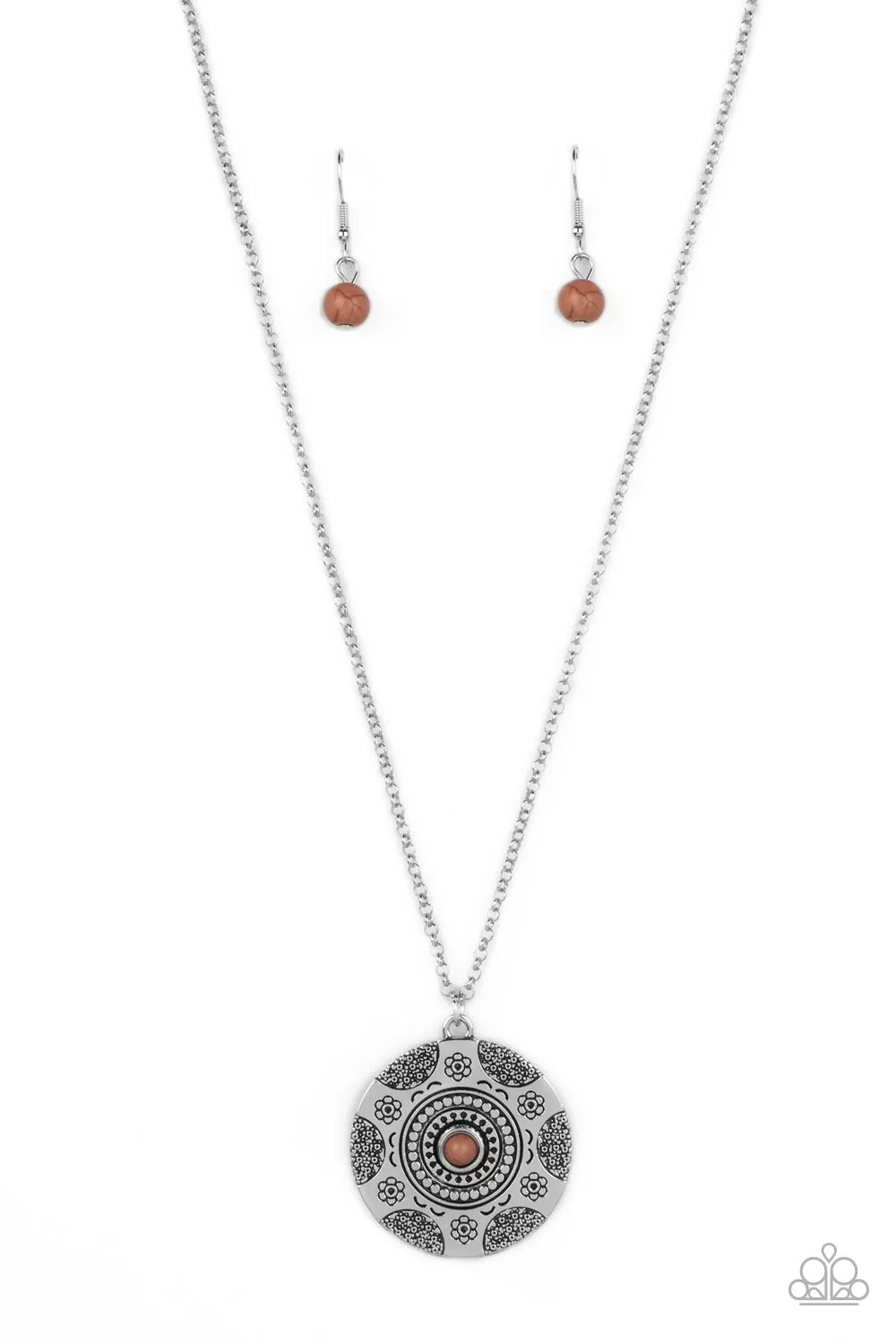 Wild Prairies - Brown Necklace - Paparazzi Accessories
