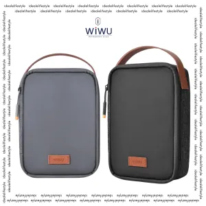 WiWU Minimalist Travel Pouch for Electronics Macbook Accessories Organizer Bag