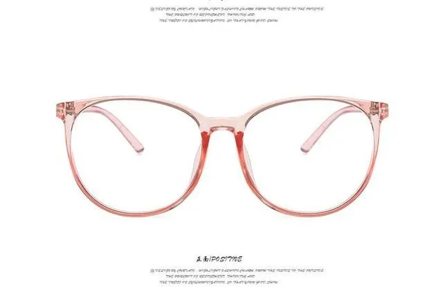 Women Oversized Eyeglasses Anti Blue Light Glasses