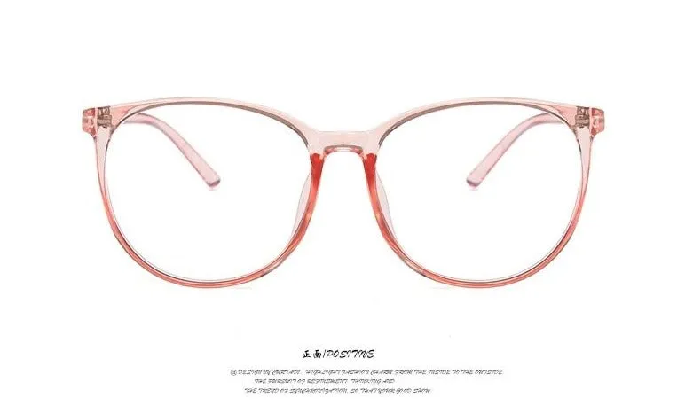 Women Oversized Eyeglasses Anti Blue Light Glasses