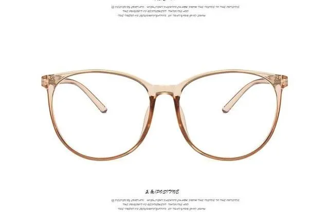 Women Oversized Eyeglasses Anti Blue Light Glasses