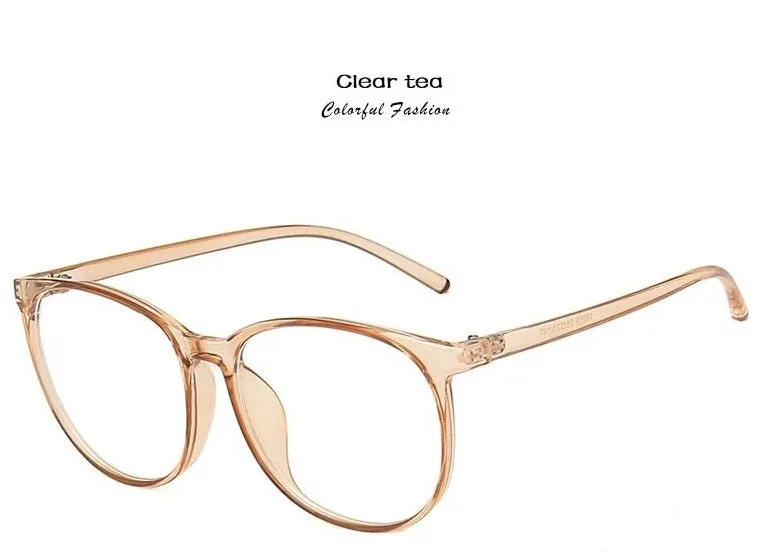 Women Oversized Eyeglasses Anti Blue Light Glasses