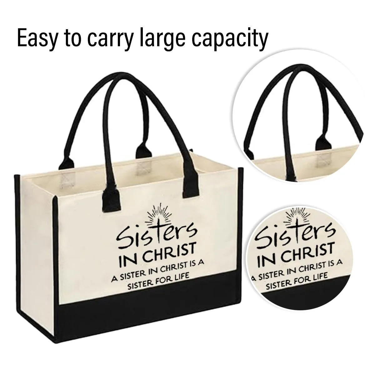 Womens Bag Canvas Tote Bag Large Capacity Travel Handbag Shopping Bag