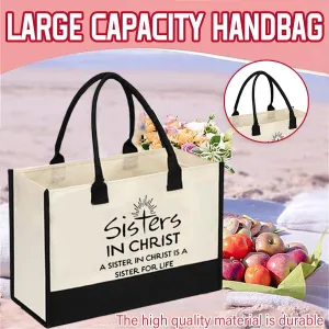 Womens Bag Canvas Tote Bag Large Capacity Travel Handbag Shopping Bag