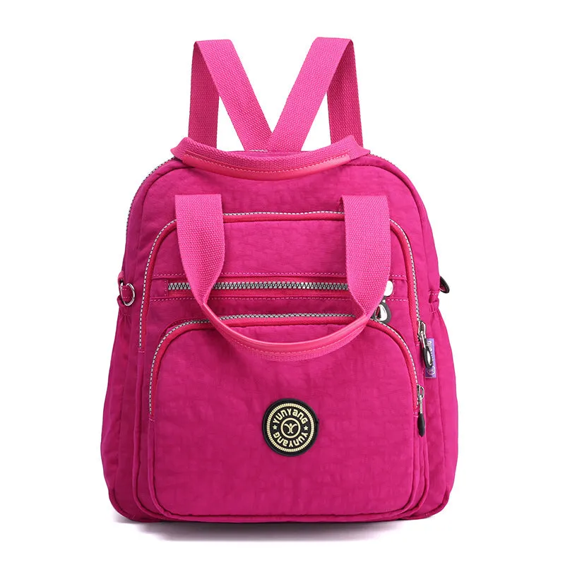 Women's Nylon Mummy Portable Large Capacity Stylish Backpacks