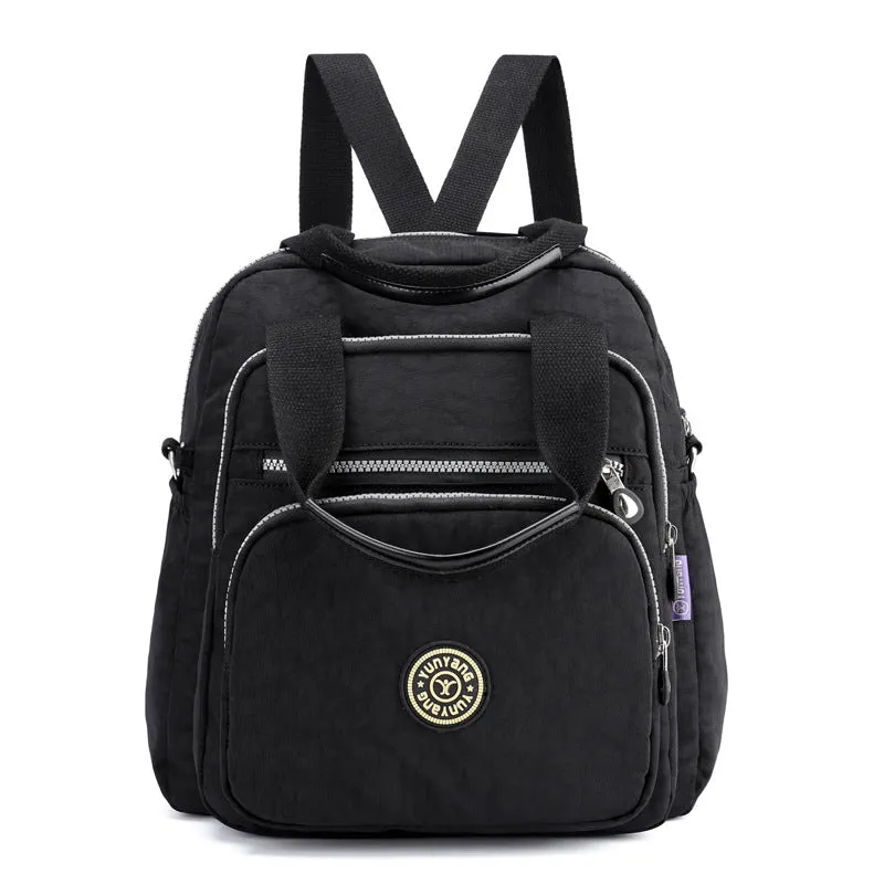 Women's Nylon Mummy Portable Large Capacity Stylish Backpacks