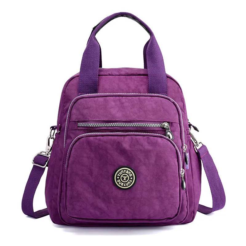 Women's Nylon Mummy Portable Large Capacity Stylish Backpacks