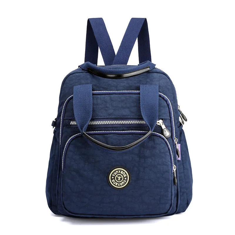 Women's Nylon Mummy Portable Large Capacity Stylish Backpacks