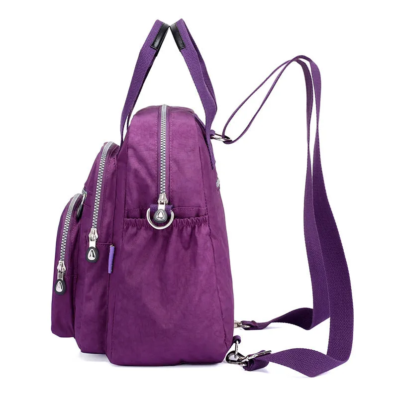Women's Nylon Mummy Portable Large Capacity Stylish Backpacks